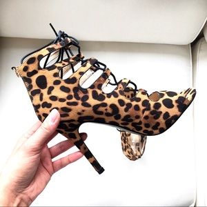 Leopard Gladiator Heels!